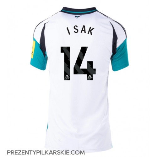 Stroje piłkarskie Newcastle United Alexander Isak #14 Koszulka Wyjazdowej dla damskie 2024-25 Krótki Rękaw